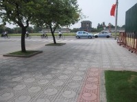 Sân gạch Terrazzo