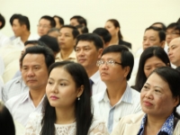 Các đại biểu tham dự buổi lễ Tôn Vinh Doanh Nghiệp Tiêu biểu Quảng Ngãi