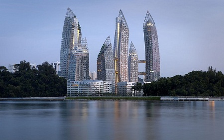 Phú Điền- Những toà cao ốc bên vịnh Keppel, Singapore